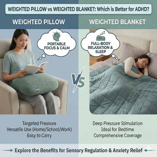 Weighted Pillow vs Weighted Blanket: Which is Better for ADHD?