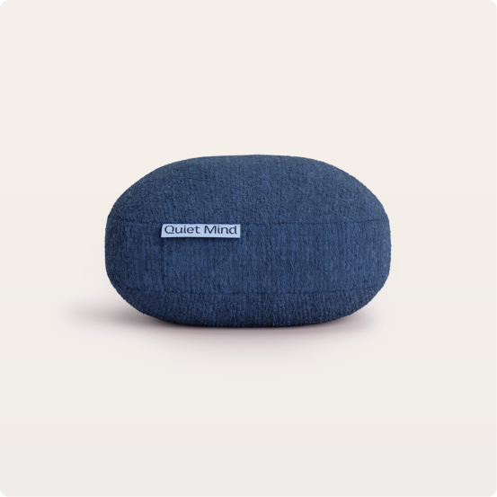 One Quiet Mind Blue 6lb Weighted Pillow