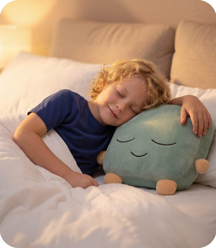Child sleeping with Toast